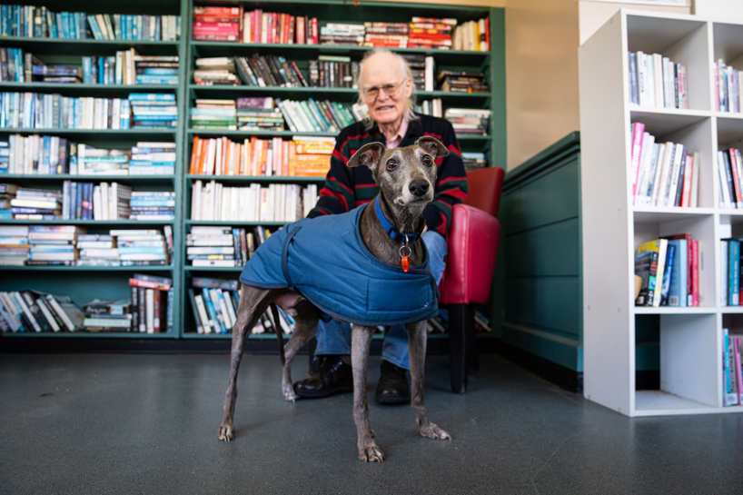 Richard and Willow the Whippet - Pets At Our Place 2025 Calendar competition entrants